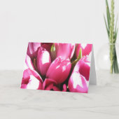 Carte Tulipe rose (Devant)
