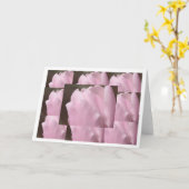 Carte Tulipe rose (Fleur jaune)