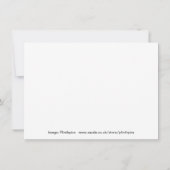 Carte tulipe rouge (Dos)