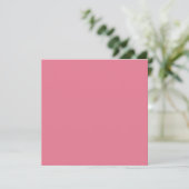 Carte Tulipe Tendance Rose Couleur Uni (Debout devant)
