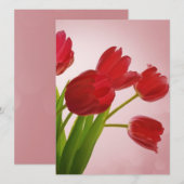 Carte Tulipes (Devant / Derrière)