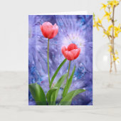 Carte Tulipes (Fleur jaune)