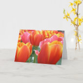 Carte Tulipes (Fleur jaune)