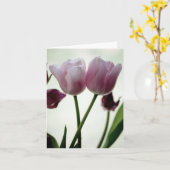 Carte Tulipes 3259 (Fleur jaune)