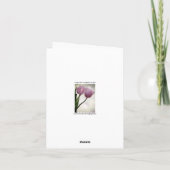 Carte Tulipes 3265 (Dos)