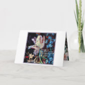 Carte TULIPES BLANCHES ROSES ,CUPIDONS ,FLEURS Anniversa (Dos)