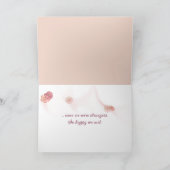 Carte Tulipes d'amitié et vieille clôture (Intérieur)