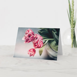 Carte Tulipes dans un vase