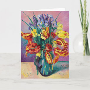 Carte Tulipes de perroquets   Henri Manguin