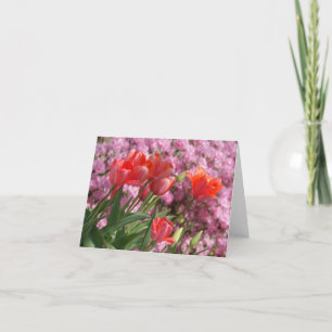Carte Tulipes de printemps
