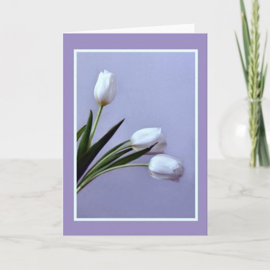 Carte Tulipes de printemps (Devant)