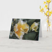 Carte Tulipes d'or (Fleur jaune)
