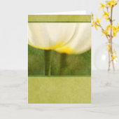 Carte Tulipes élégantes (Fleur jaune)