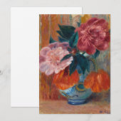 Carte Tulipes et pivoines | William James Glackens (Devant / Derrière)