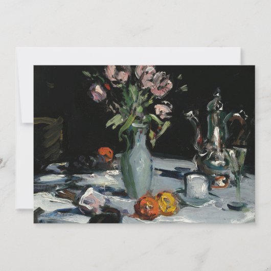 Carte Tulipes et un pot de café | Samuel John Peploe (Devant)