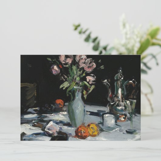 Carte Tulipes et un pot de café | Samuel John Peploe (Debout devant)