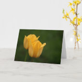 Carte Tulipes jaunes (Fleur jaune)