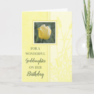 Carte Tulipes Jaunes Godgirl Anniversaire