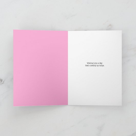 Carte Tulipes Pâques (Intérieur)