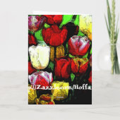 Carte Tulipes pour maman (Dos)