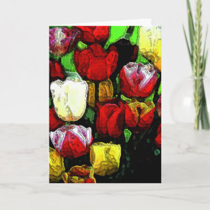 Carte Tulipes pour maman