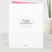 Carte tulipes rose et jaune dans le seau Nom Jour (Dos)