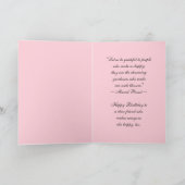 Carte Tulipes roses Cher Ami Joyeux Anniversaire (Intérieur)