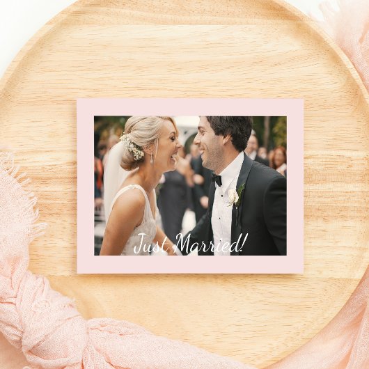 Carte Tulipes Roses Douces Juste Mariées