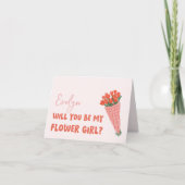 Carte Tulipes roses mignonnes Proposition Fleur personna (Devant)