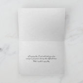 Carte Tulipes rouges et blanches avec la sympathie des g (Intérieur)