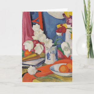 Carte Tulipes rouges et blanches Samuel John Peploe