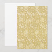 Carte Tulipes sauvages par William Morris, Art des Fleur (Devant / Derrière)