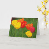 Carte Tulips Brights (Fleur jaune)