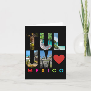 Carte Tulum Mexique 2022 Vacances Plage Famille Correspo