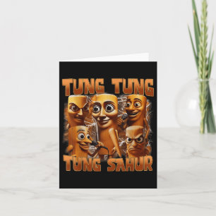 Carte Tung Tung Sahur drôle Italien Brainrot mème B