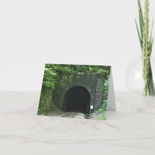 Carte Tunnel de Hoosac Portail Est Florida MA (Devant)