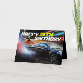 Carte Turbocharge Street Racing Anniversaire (Devant)