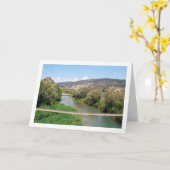 Carte Turia River, Domeño Viejo, Valence, Espagne (Fleur jaune)