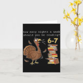 Carte Turkey 6 7 How Many Nights A Week Should You Be Re (Fleur jaune)