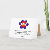 CARTE TURKISH CAT ON THE OLD CARPET (Dos)