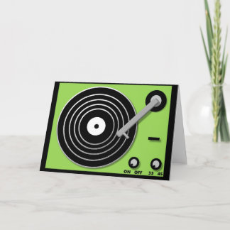 Carte Turntable Greeting Card