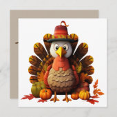 Carte Turquie bon thanksgiving (Devant / Derrière)