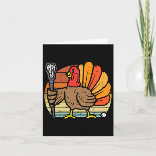 Carte Turquie Crosse Rétro Thanksgiving Sports Lax Men