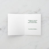 Carte Turquie et bon thanksgiving légume vert (Intérieur)