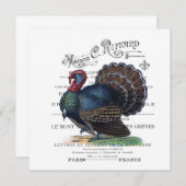 Carte Turquie vintage moderne (Devant / Derrière)