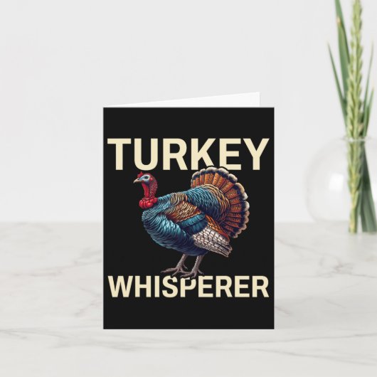 Carte Turquie Whisperer-dinde Chasse-dinde mer de chasse (Devant)