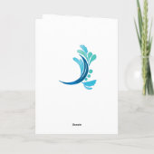 Carte Turquoise Conure (Dos)