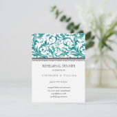 Carte turquoise de la répétition (Debout devant)