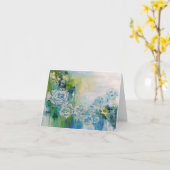 Carte Turquoise Dream (Fleur jaune)
