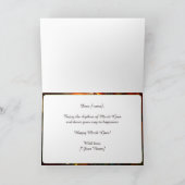 Carte 💚 💜 💛 Turquoise Elégance : Mardi Gras Radiance (Intérieur)